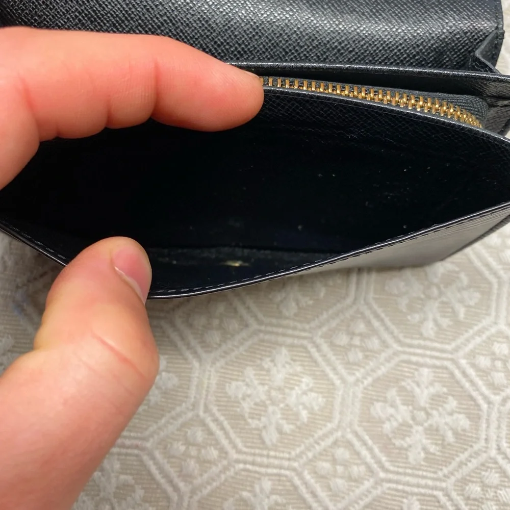 Authentic Louis Vuitton Black Epi Leather Wallet - Picture 9 of 12